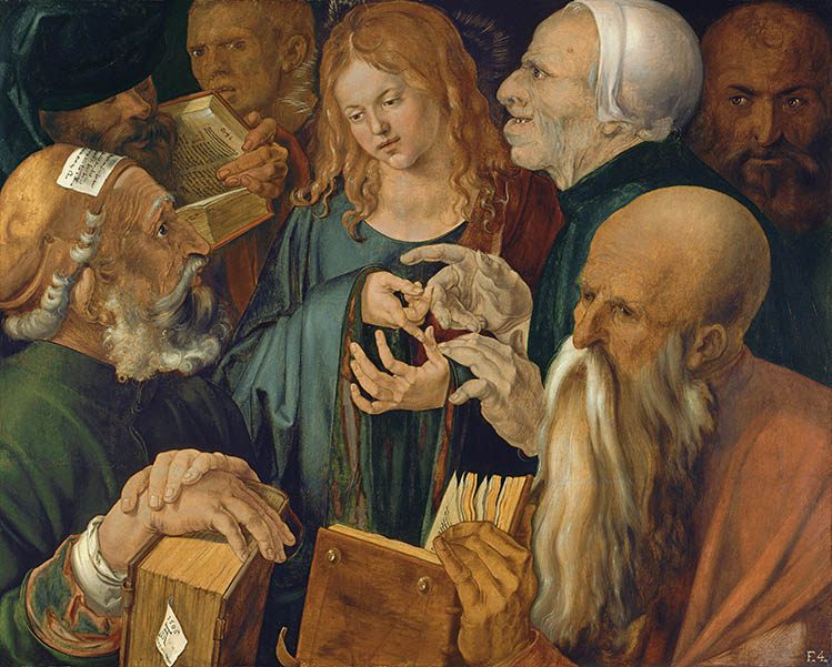 Albrecht Dürer - Christ among the Doctors