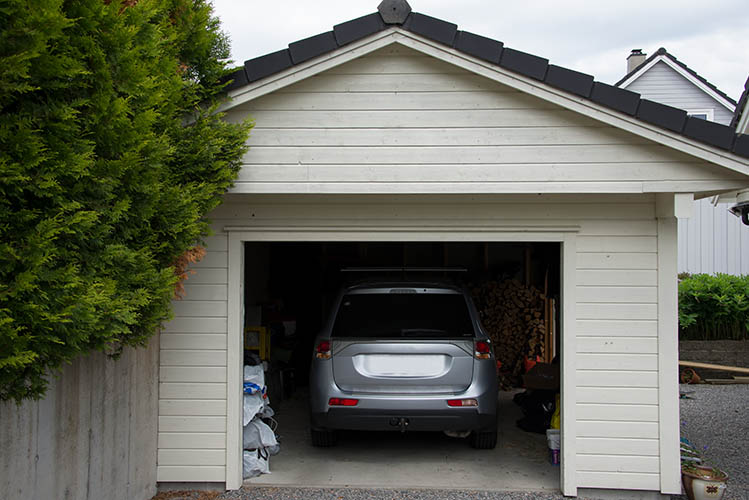 garage door open