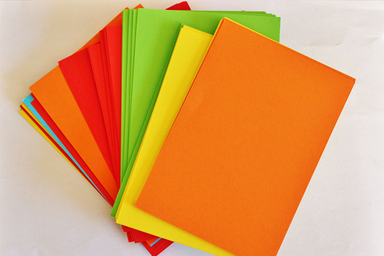 paper labels different colors